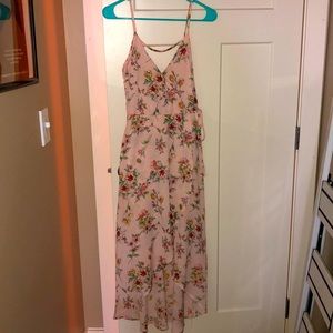 Lush Floral Pink Dress